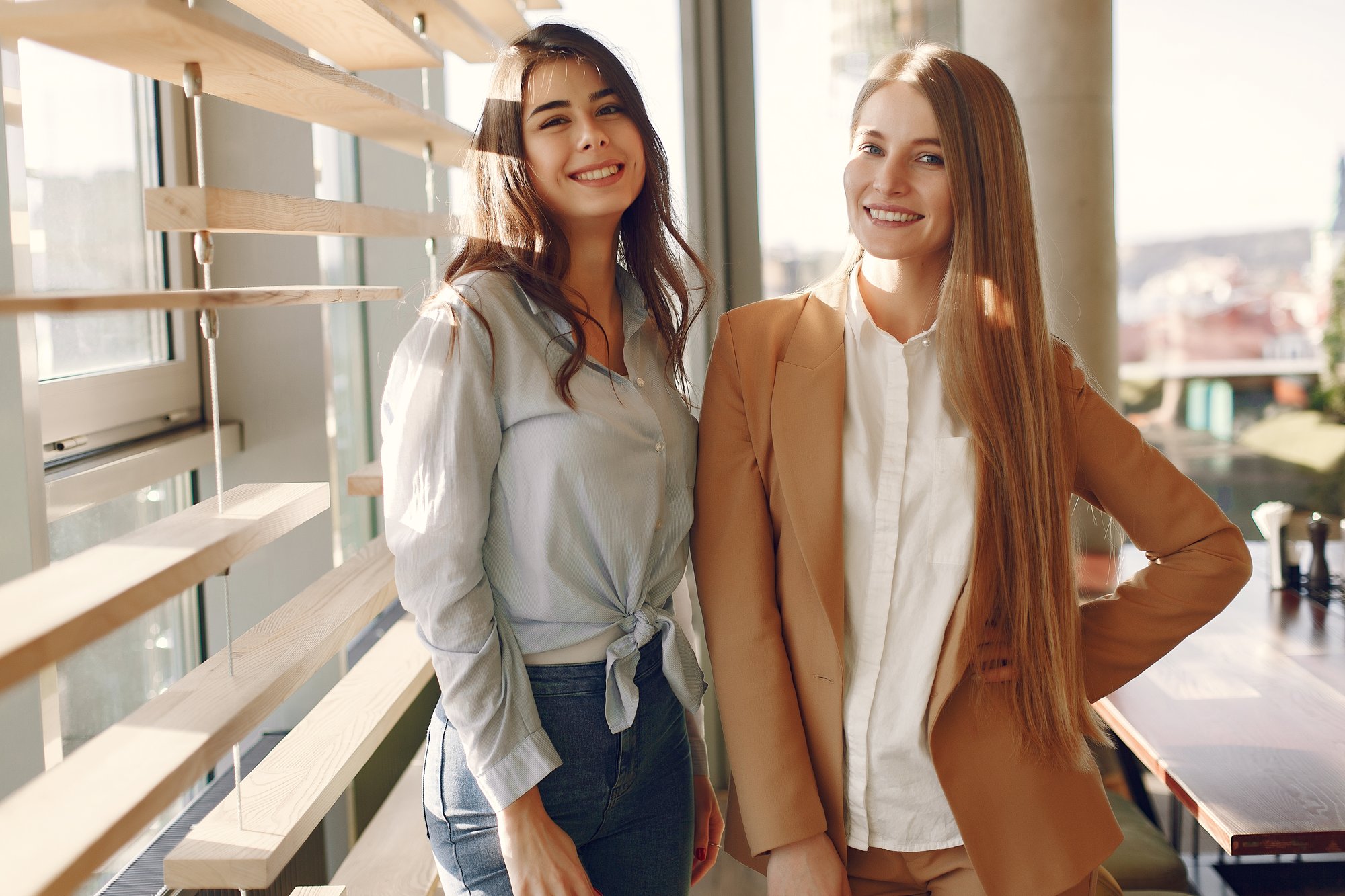 Mathilde Lebrun et Kathleen Helf